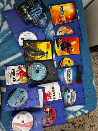 Lote 8 Juegos PS2: PES, FIFA, MotoGP, MDK2