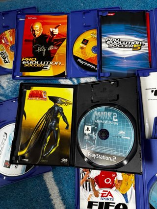 Lote 8 Juegos PS2: PES, FIFA, MotoGP, MDK2