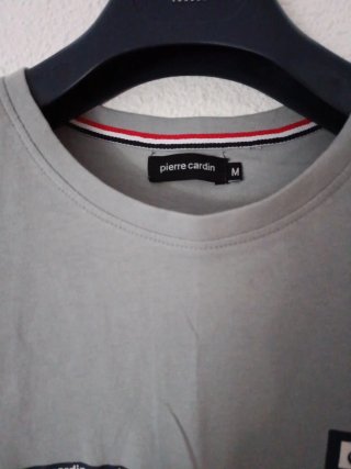 Camiseta Pierre Cardin Gris Talla M