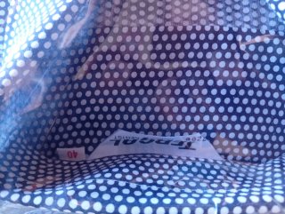 Camisa Heyar vintage azul y blanco