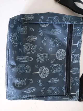 Bolso con estampado de búhos