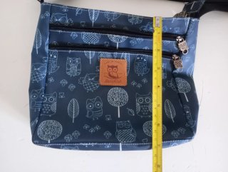 Bolso con estampado de búhos