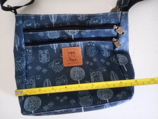 Bolso con estampado de búhos