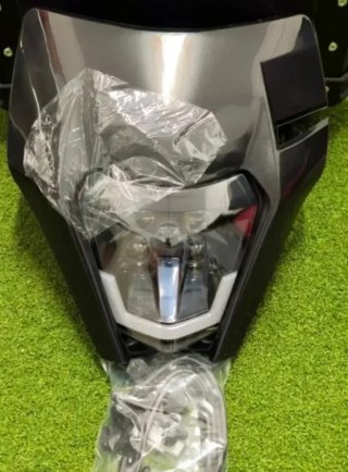 Careta KTM Faro LED Negra Homologado