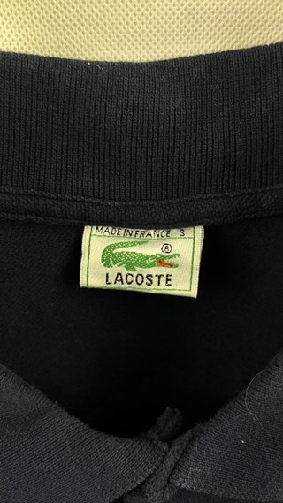 Polo Lacoste Clásico Vintage Azul Marino
