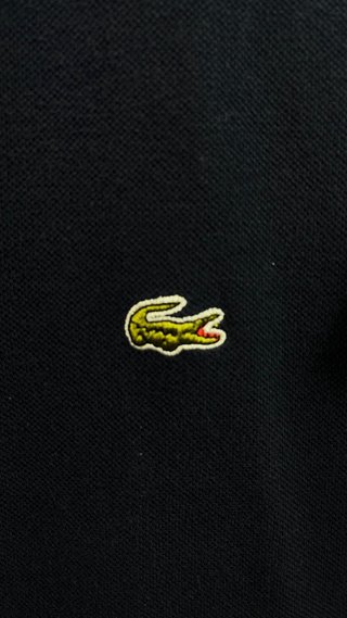 Polo Lacoste Clásico Vintage Azul Marino