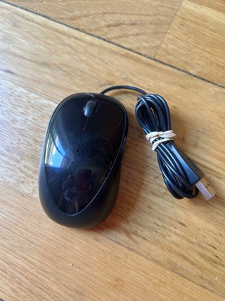 Ratón HP con cable
