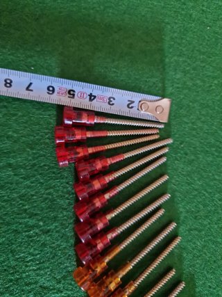 16 viti fanali colorate