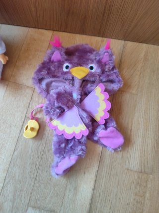 Muñeco Bebé Llorón Unicornio, regalo ropa búho