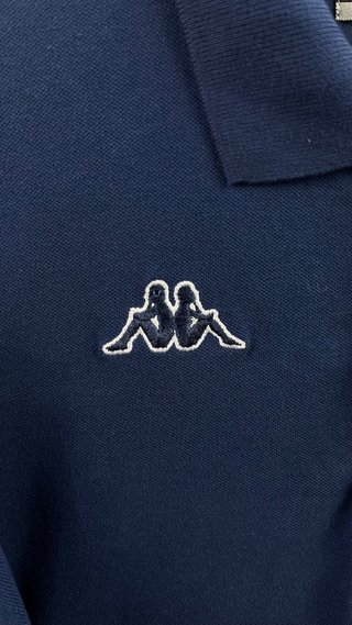 Polo Kappa Clásico Azul Marino Talla XL