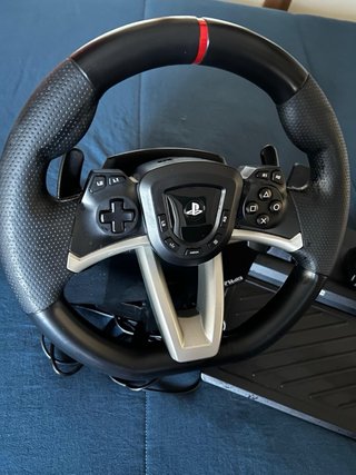 Volante Gaming PS4 con pedaliera