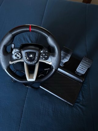 Volante Gaming PS4 con pedaliera