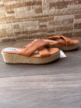 Sandalias Cuña Yute NUEVAS t. 38