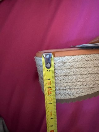 Sandalias Cuña Yute NUEVAS t. 38