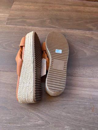 Sandalias Cuña Yute NUEVAS t. 38