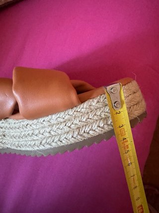 Sandalias Cuña Yute NUEVAS t. 38