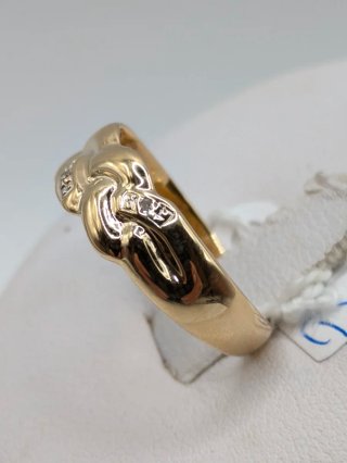 Anillo Oro 18k Diamantes