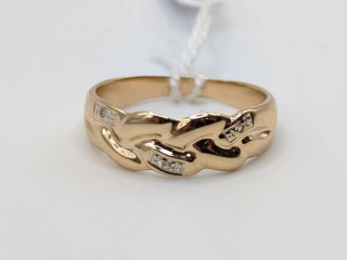 Anillo Oro 18k Diamantes