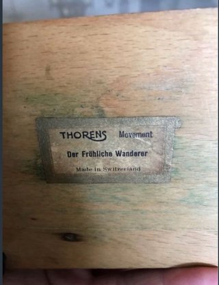 Caja de Música Suiza THORENS
