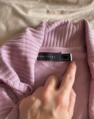 Cárdigan Cortefiel Rosa Mujer