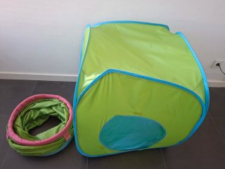 Tienda y túnel de juego infantil