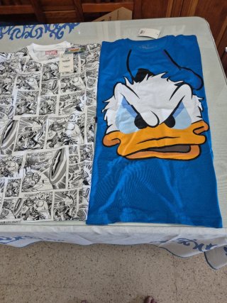 Camisetas Marvel y Disney Talla XL Y L