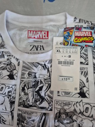 Camisetas Marvel y Disney Talla XL Y L