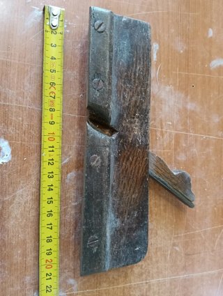 Cepillo molduras madera años 30