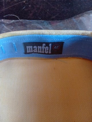2 Camisas vintage Manfel beige y azul