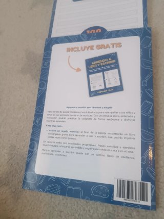 2 Libretas Pauta Montessori 3.5 mm A4