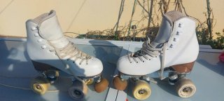 Patines patinaje Artísticos Blancos