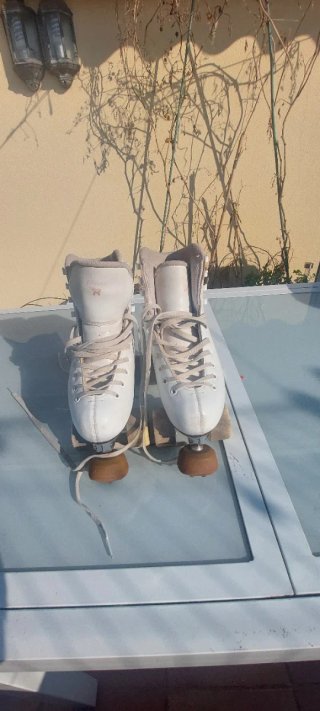 Patines patinaje Artísticos Blancos