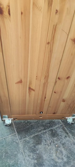 2 Puertas correderas Ikea madera