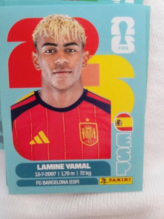 Cromo Lamine Yamal del Mundial Panini
