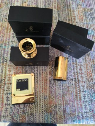 El Casco Set Escritorio chapado en oro