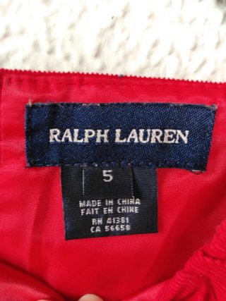 Abito Ralph Lauren bambina 5 anni