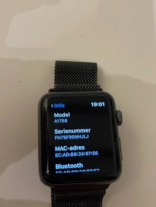 Apple Watch Series 2 42mm Negro/Plata