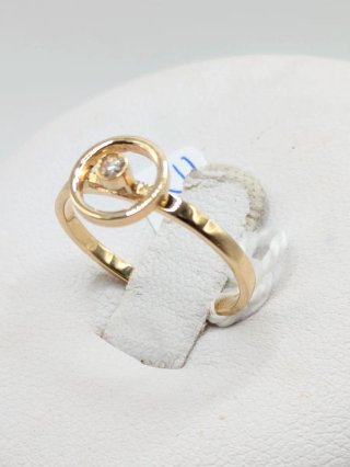 Anillo Oro 18k con Diamante