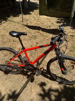 Bicicleta Infantil Rockrider 500 24” Roja