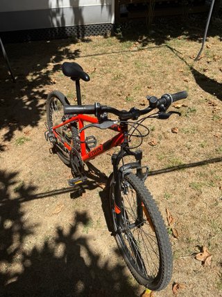 Bicicleta Infantil Rockrider 500 24” Roja