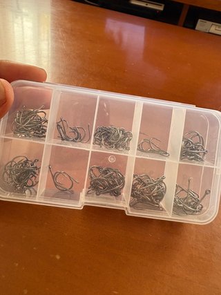 Kit Anzuelos Pesca Caja Compartimentos