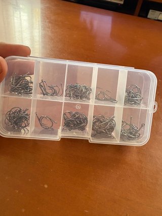 Kit Anzuelos Pesca Caja Compartimentos