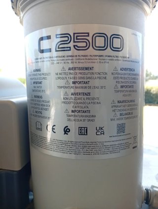 Depuradora Intex C2500 con filtro