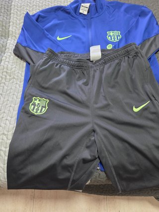 Chándal FC Barcelona Oficial Nike Azul/Gris