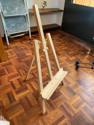 Pequeño Caballete de madera para pintar