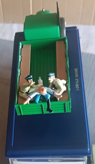 Tintin Coche 1/43 63 Camión militar Oreja rota
