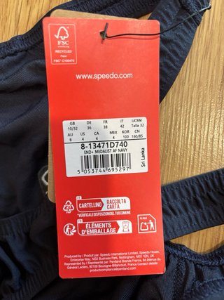 Bañador Speedo Eco Endurance+ Medalist Niña