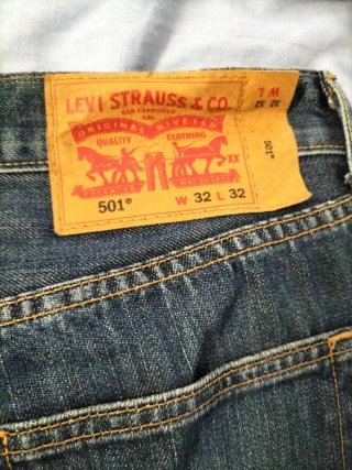 Pantalón Levi's 501 W32 L32 Azul