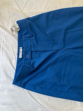 Pantalón ancho azul