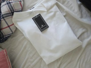 Camiseta Stone Island Blanca Talla M